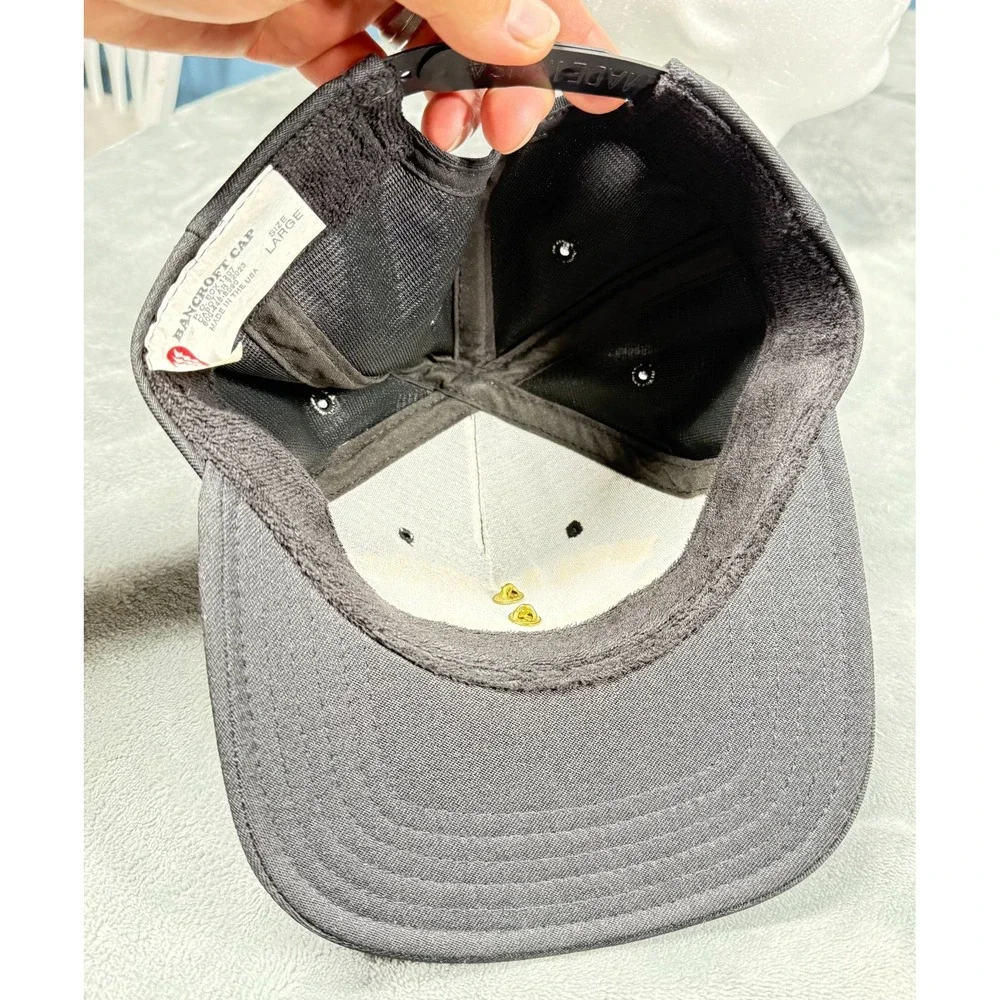 Naval Air Station Patuxent River L  MD Hat Snapback Black USN Anchor Pin